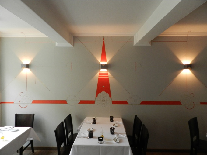 Wall Painting (restaurant 't Jong Gerecht, Brugge)